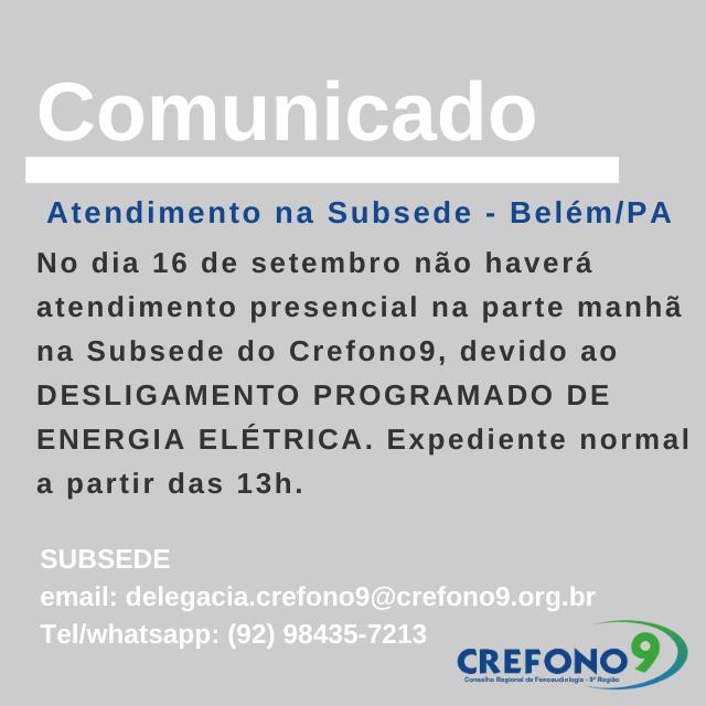 [Desligamento Programado de Energia Elétrica ]